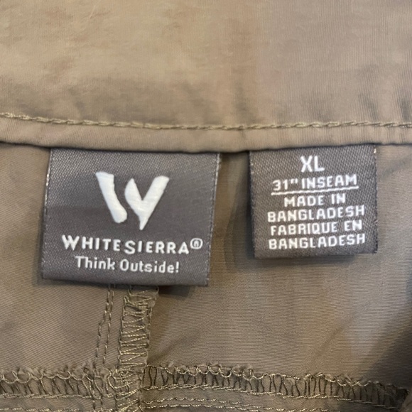 WHITE SIERRA WOMENS SIERRA POINT CONVERTIBLE HIKING PANTS Size XL - Picture 3 of 9